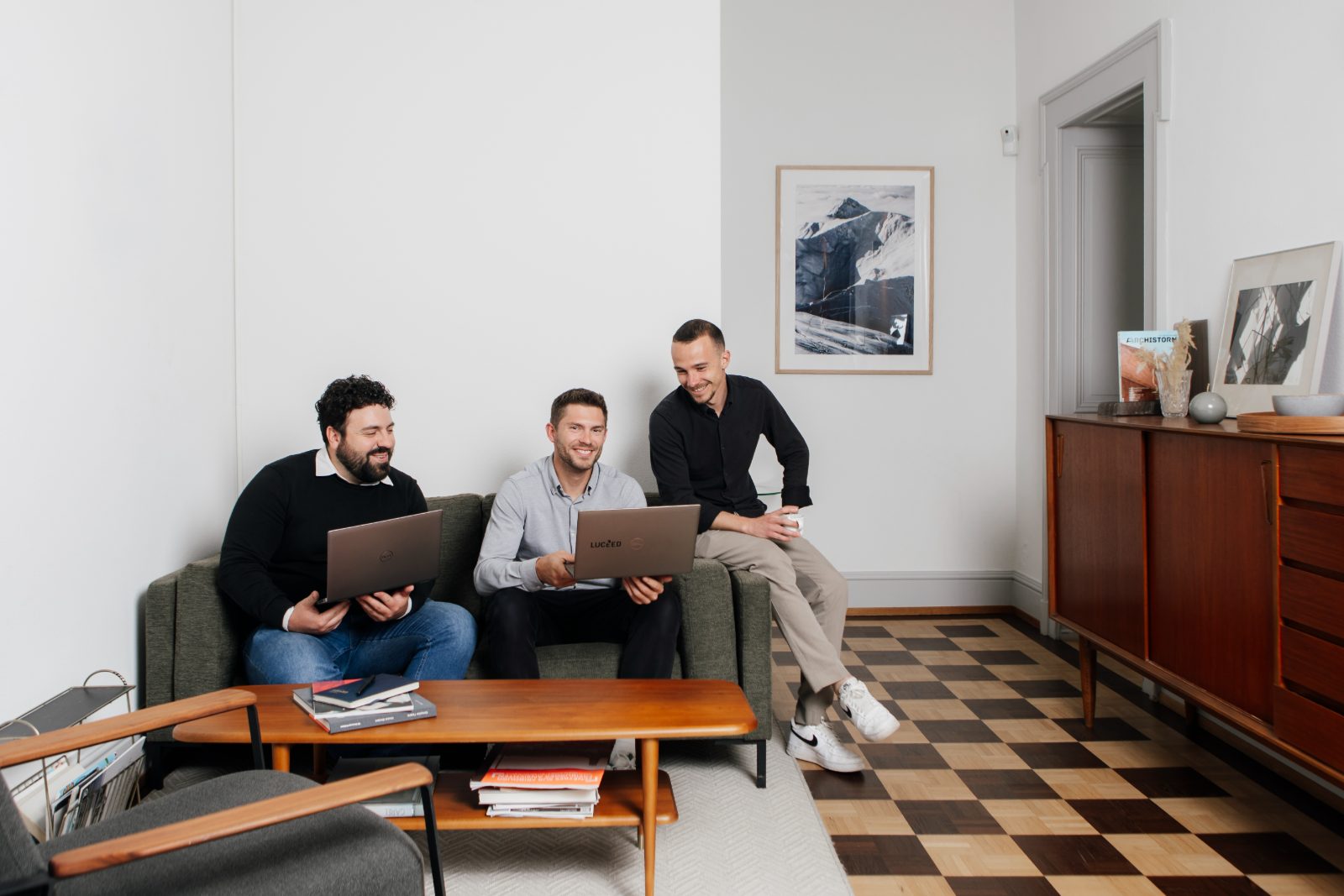 Collaborateurs Luceed au bureau